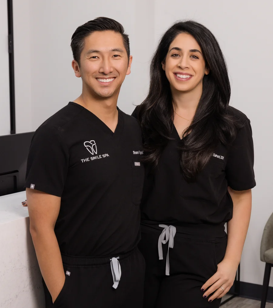 Dr. Joelle Abed Elahad and Dr. Shawn Nguyen of The Smile Spa in Agoura Hills, CA