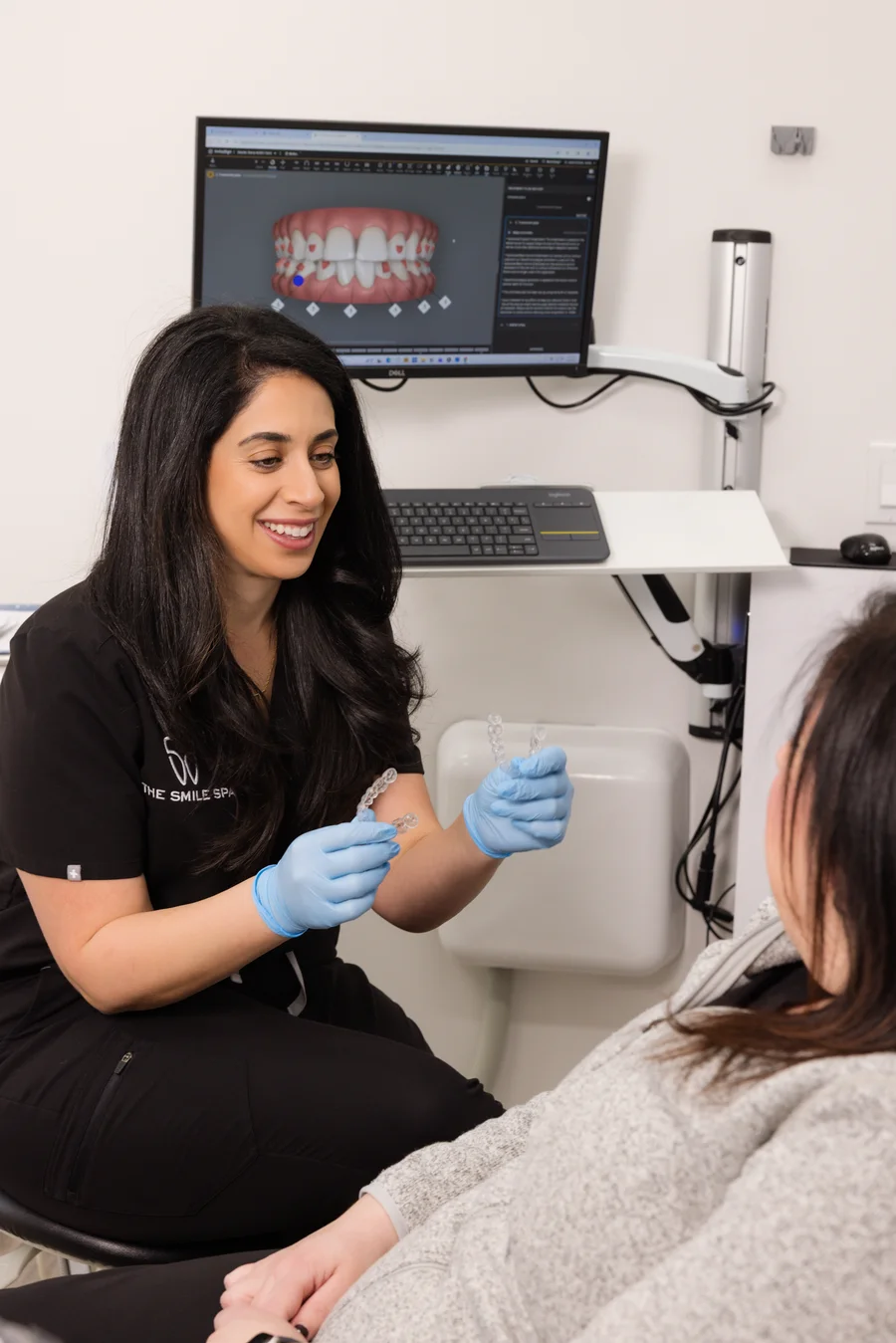 An Invisalign consultation at The Smile Spa