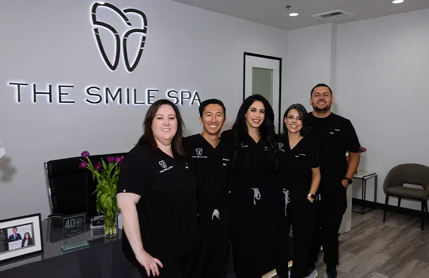 The reception area at The Smile Spa in Agoura Hills